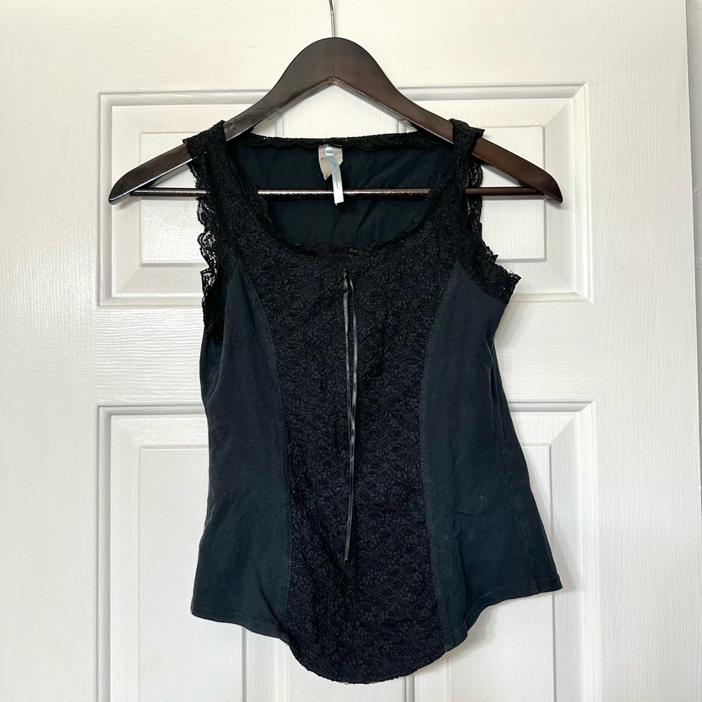 Y2K Early 2000’s Women’s Lace Dress Up Tank Top Pretty Good